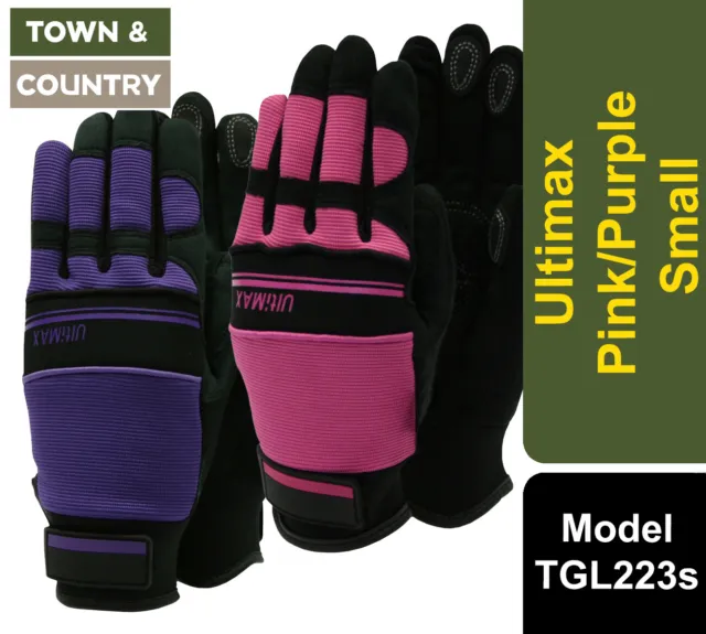 Town & Country TGL223S Deluxe Ultimax Ladies Gardening Gloves Small Size