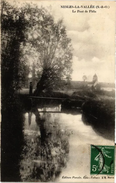 CPA NESLES-la-VALLEY - Le Pont de Flélu (350197)