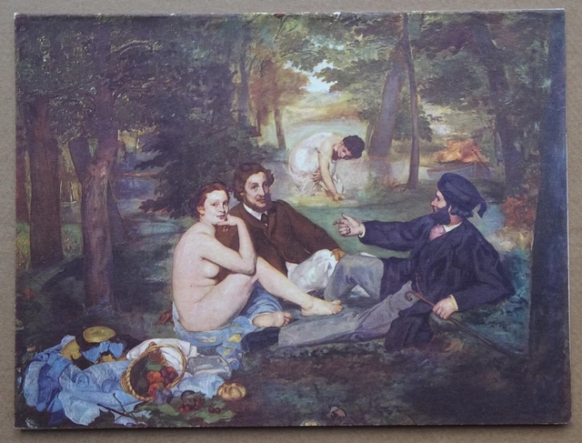 Menu orig Chargeurs Réunis 1963 Paquebot Foucauld MANET Le déjeuner sur l'herbe