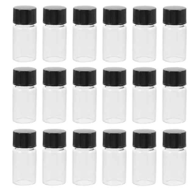 20ml Clear Glass Vials with Screw Caps - Pack of 30-RP