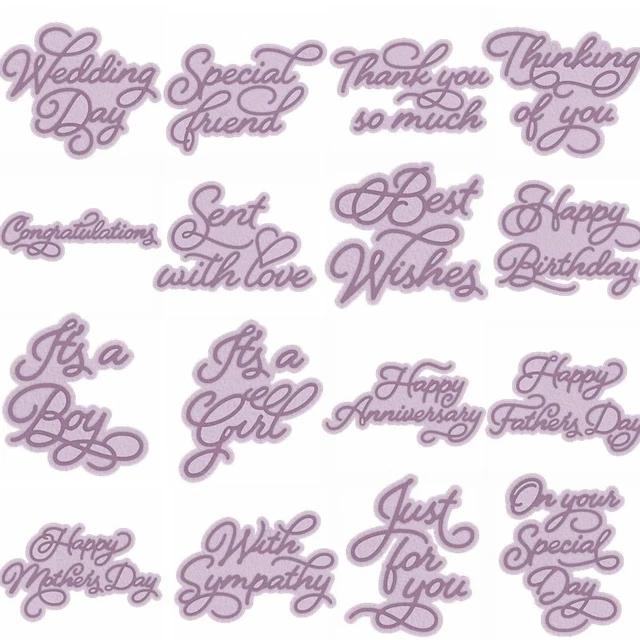 Troquel De Corte De Metal Para Libro De Lectura, Tarjeta De Papel