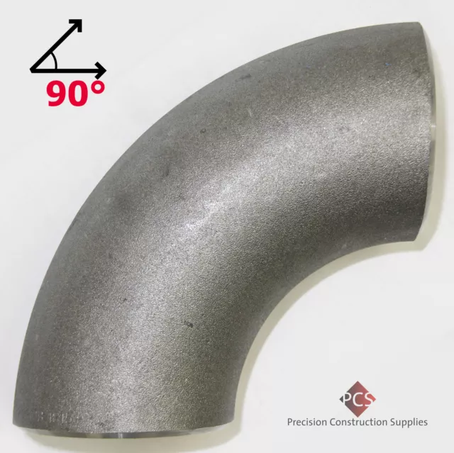5" (127mm) x 90D x 65mm (A) Weldable Steel Elbow with No Ends
