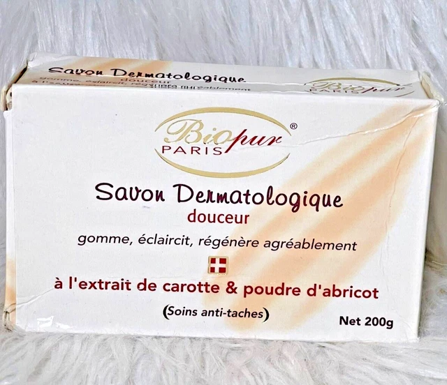 Savon Larissa à La Carotte - Ultra éclaircissant, Anti-imperfections, 250g, Pour Visage Et Corps