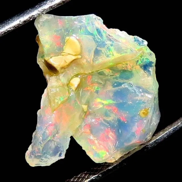 Opale de feu éthiopienne 100% naturelle, pierres précieuses brutes AAA +...
