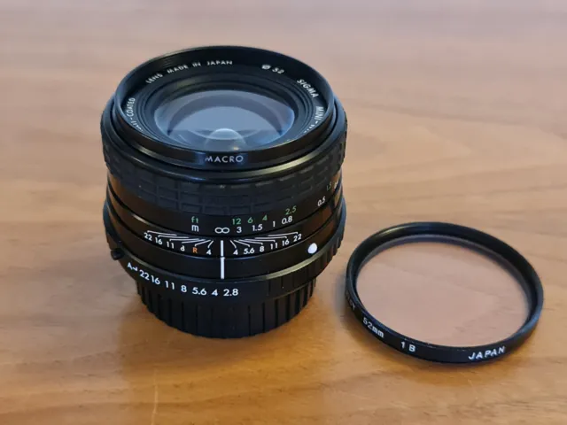 Sigma Mini Wide II f2.8 28mm Macro Lens - Pentax K Mount - M1806