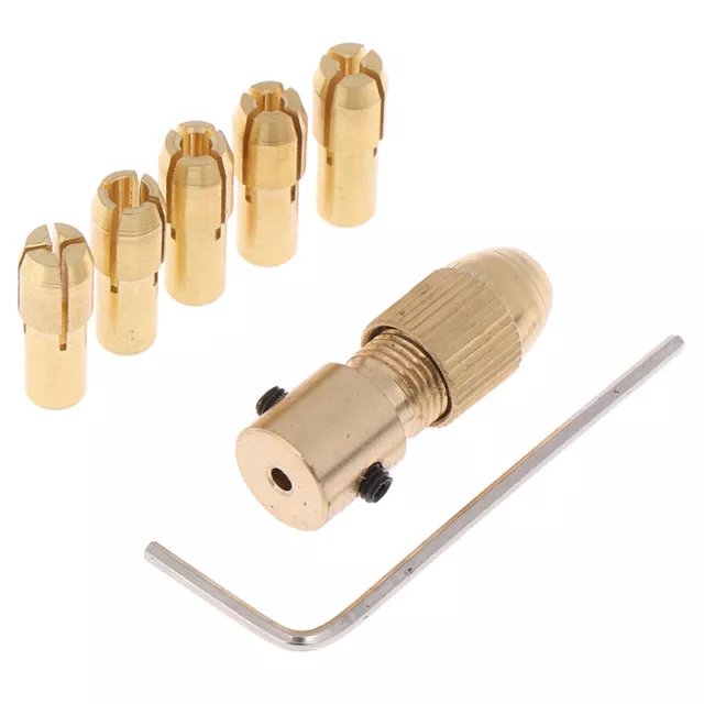 Electric Motor Shaft Mini Drill Chuck Fixture 0.3mm-3.0mm Small To Drill _USAY
