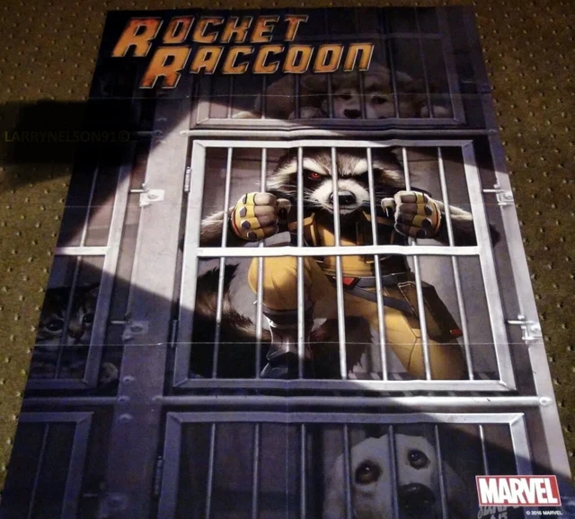 2016 Guardians Of Galaxy Rocket Raccoon - Marvel Comics Promo POSTER  - 24"x36"