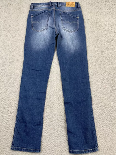 Diesel Kids Jeans Boys Size 16 Krooley Slouchy Skinny Blue Stretch 28x30