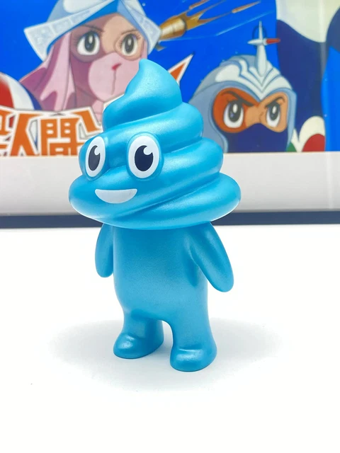 Unchi-kun golden sofubi jumbo size. Poop man soft vinyl [40CM