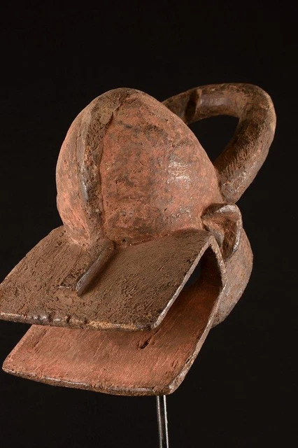 2433 African Old Mambila Helmet Mask/Helmet Mask Cameroon