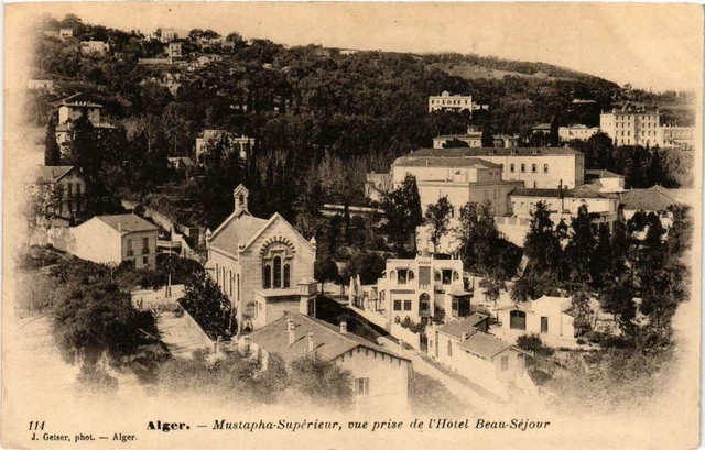 CPA AK Geiser 114 ALGER - MUSTAPHA Supérieur ALGERIA (764897)