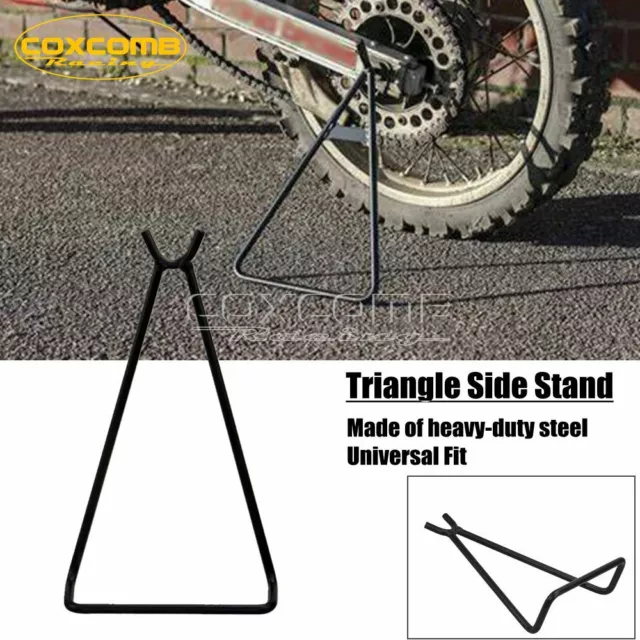 Motorcycle Triangle Side Stand Kickstand For Universal Dirt Bike MX Motocross