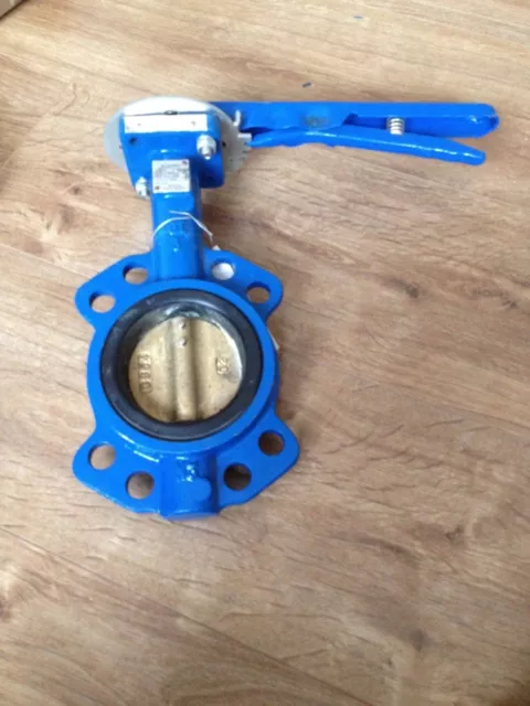 Cast Iron Wafer Butterfly Valve - Epdm Seat, Bronze Disc D80