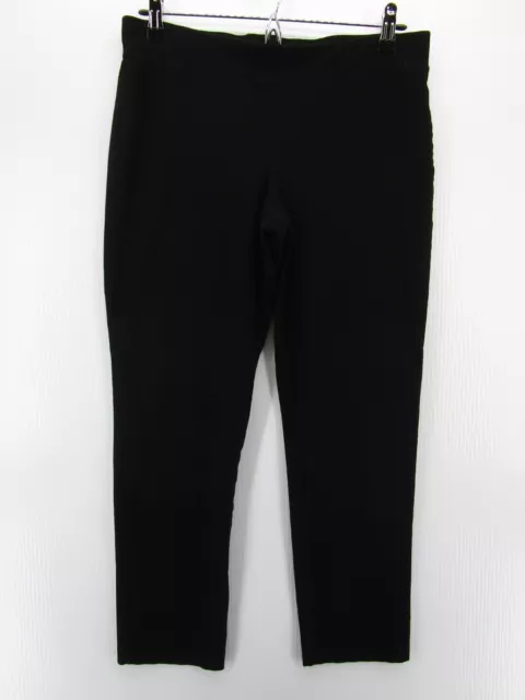 Eileen Fisher Pants Women Small Black Leggings Skinny Stretch Casual Pull On