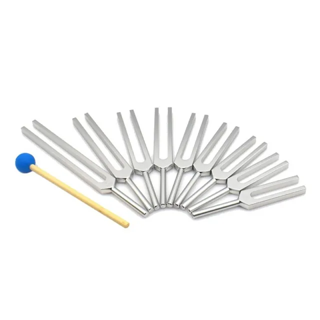 Tuning Fork Set - 9 Tuning Forks for Healing Chakra,Sound Therapy,Keep Body,