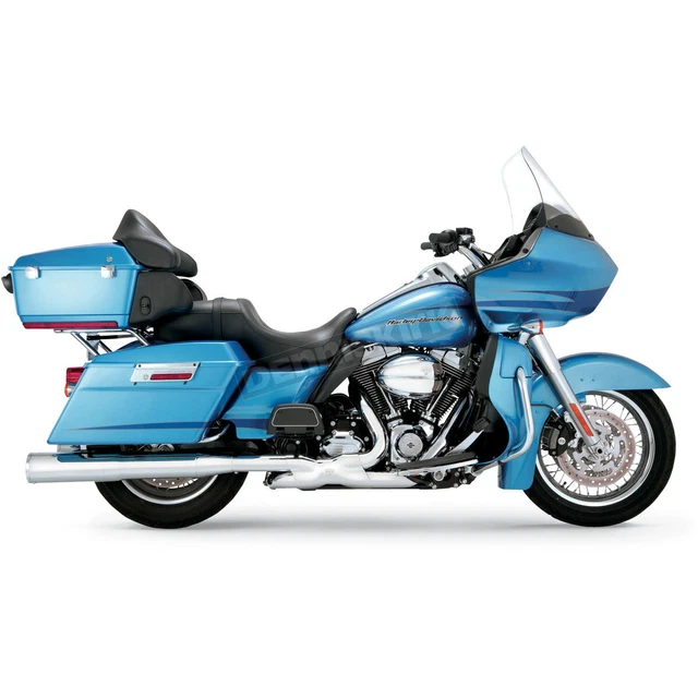 Vance & Hines Chrome 4 1/2 in. Hi-Output Slip-On Mufflers-16455(no ship to CA) 2