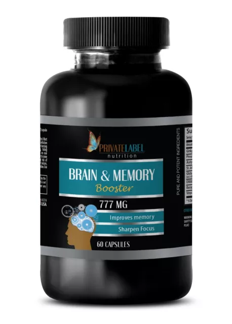 Brain vitamins - BRAIN & MEMORY BOOSTER FORMULA 777mg - mood booster - 1 Bottle