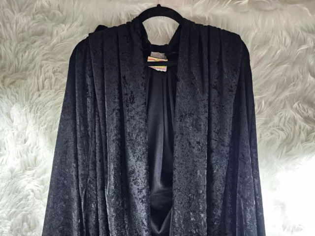 CHARADES Hooded Cloak Adult Costume Cape Renaissance Medieval Halloween