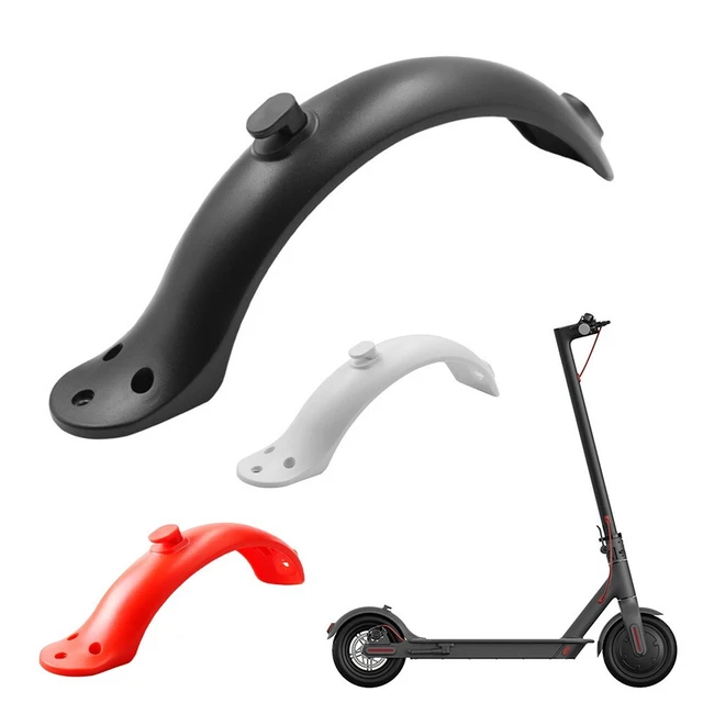 Garde-boue arrière avec feu 8 pour Trottinette électrique - Noir