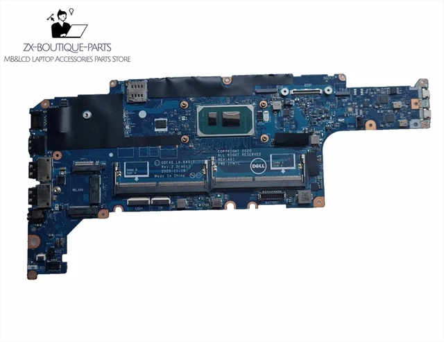 。、、 FOR DELL LATITUDE 5310 2-in-1 Motherboard 19707-1 YRD5G 0YRD5G W