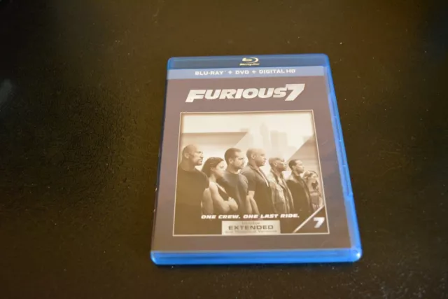 Furious 7 (Blu-ray + DVD + DIGITAL HD with UltraViolet) DVDs