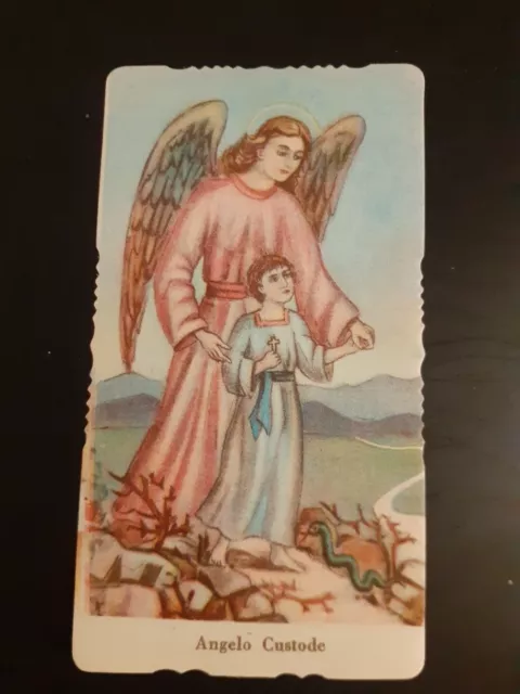 1900 Angelo Custode Raro Santino