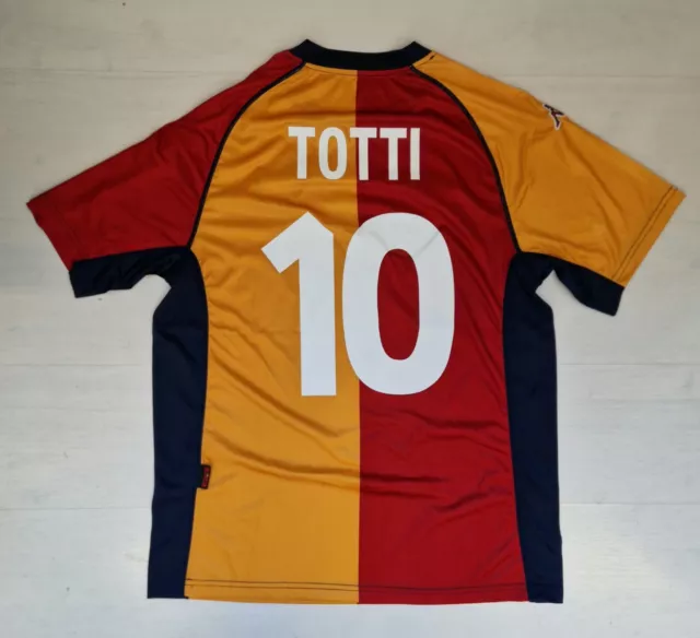 4800/317 kappa As Roma Maillot un Moyen 3' Scudetto 10 Totti T-Shirt 2015/2016