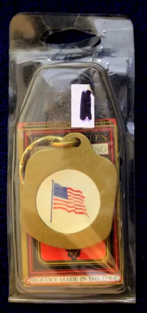 NIB USA Flag Key Ring Key Chain Fob Accessory GM Military Chevy Ford AMC Mopar NIB USA Flag Key Ring Key Chain Fob Accessory GM Military Chevy Ford AMC Mopar