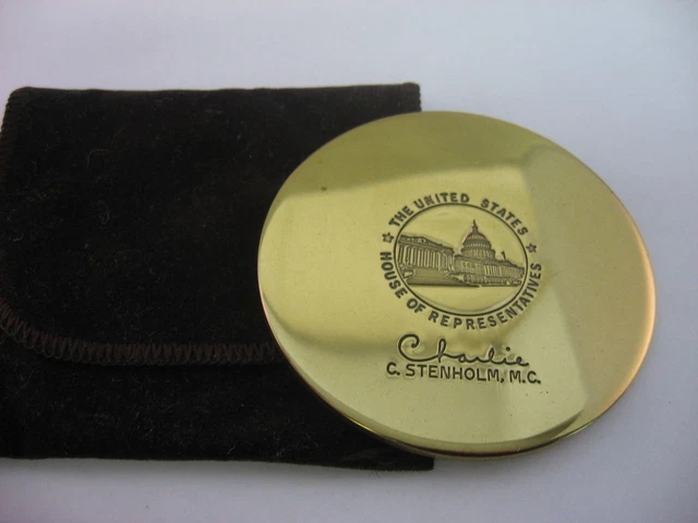 Vintage Politica Memorabilia Sottobicchiere Charlie Stenholm Casa Di