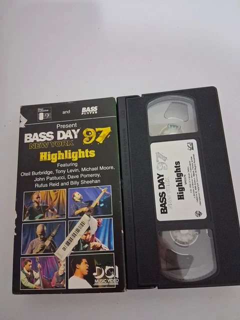 BASS DAY '97 Highlights VHS 1998 DCI Music Video Bass Guitar Hi-Fi