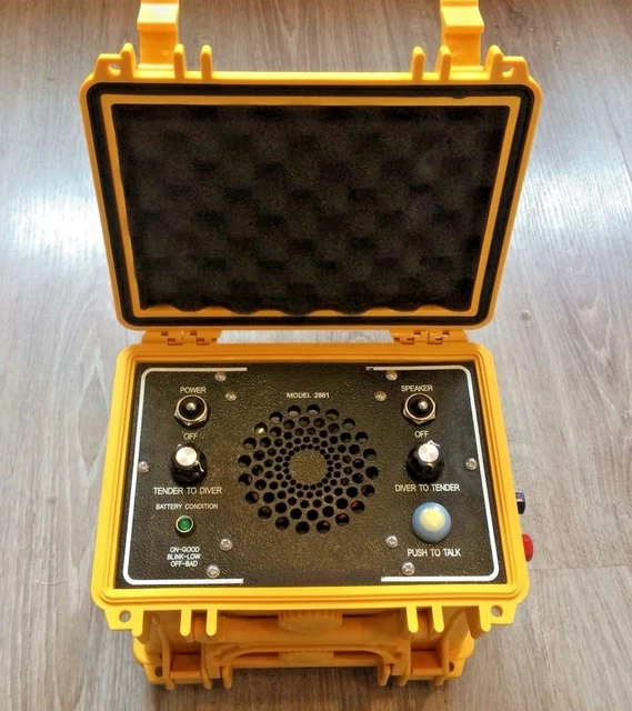 COMMERCIAL DIVING/UNDERWATER COMMUNICATION/DIVER communicator 646.57