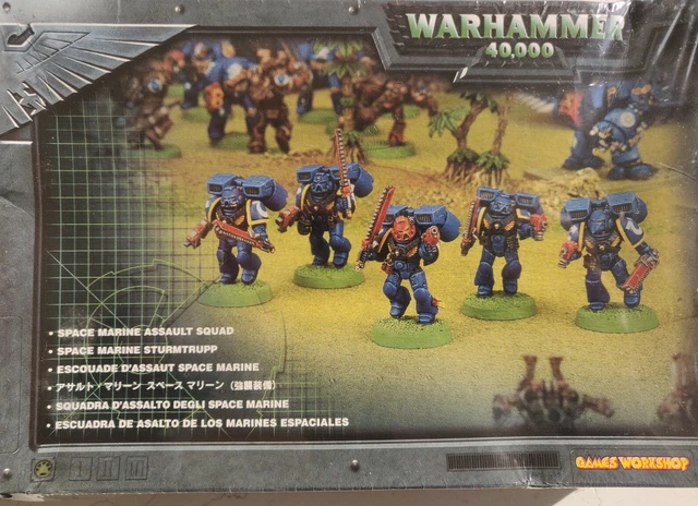 WARHAMMER 40K Space Marines: Infernus Marines + Paints Set Warhammer