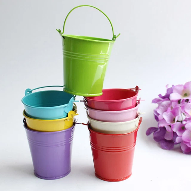 10 Pcs Candy Box Buckets Nativity Crafts Kids Planters Indoor Plants Railing 6