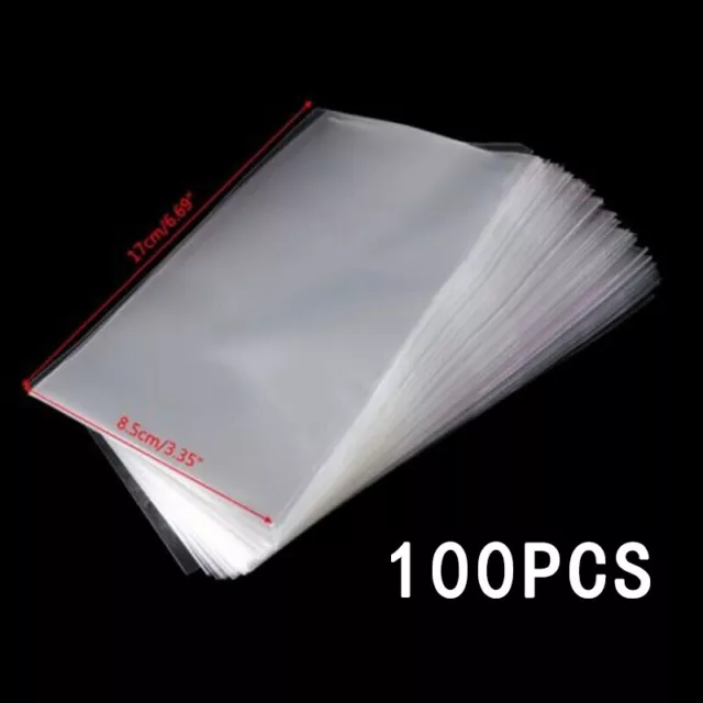 100Pcs Klares Papiergeld Währung Case w/Box Kunststoff Aufbewahrungstaschen