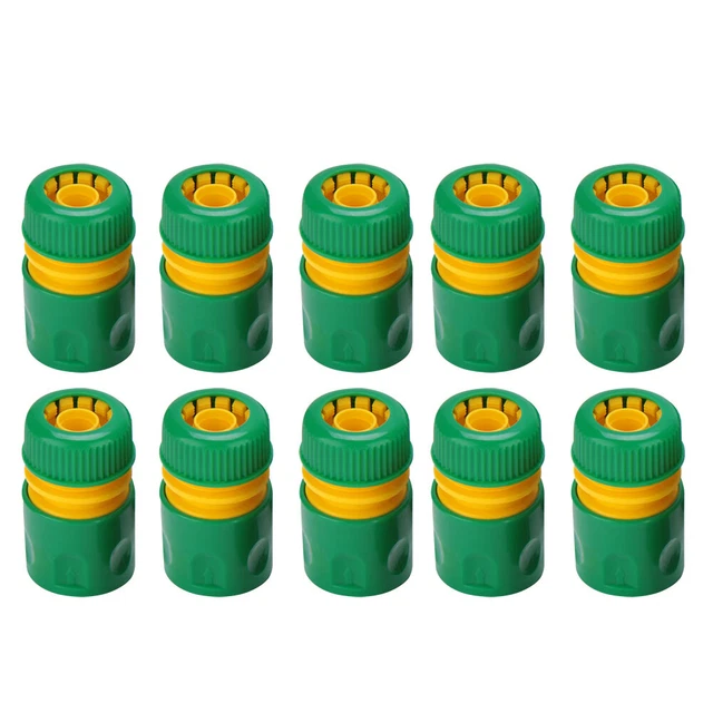 10Pcs 1/2" Garten Wasserhahn Wasserschlauch Rohr Schnellverbinder