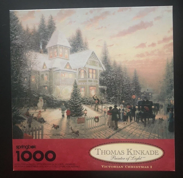 SPRINGBOK HALLMARK 1000 PC PUZZLE “Victorian Christmas I” Thomas