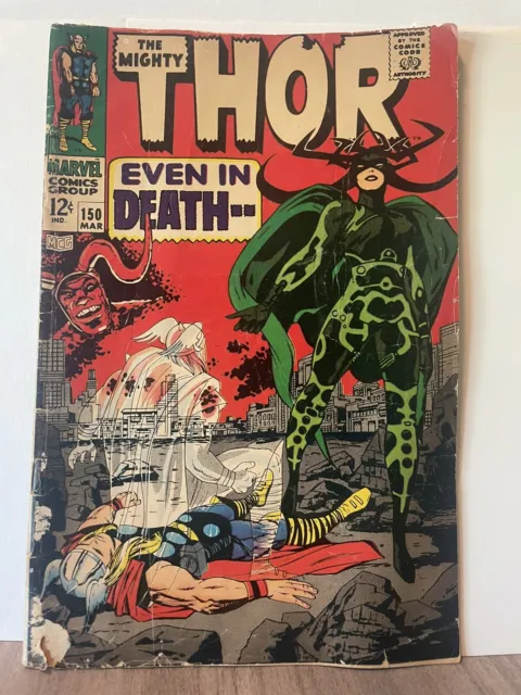 The Mighty Thor #150, Marvel Comics 1968 Stan Lee/Jack Kirby