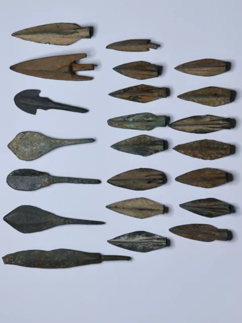 Ancient Bronze Arrow Heads