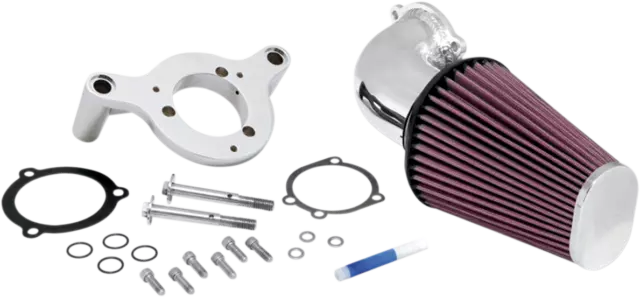 KN Aircharger Performance Air Filter System Chrome Ultra Classic 01-12