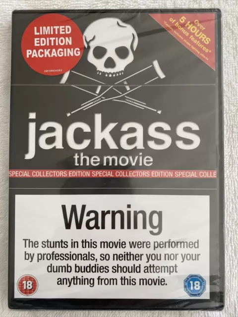 Jackass: The Movie (DVD). Brand New & Sealed. Free Postage