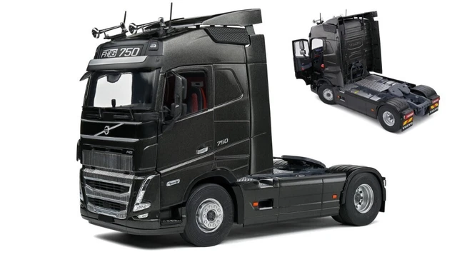 Volvo Fh Globetrotter Xl 2021 Met.black 1:24