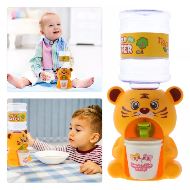 Mini Wasserspender Kinder Wassertank Tiger Orange - Lernspielzeug & Geschenk-DY