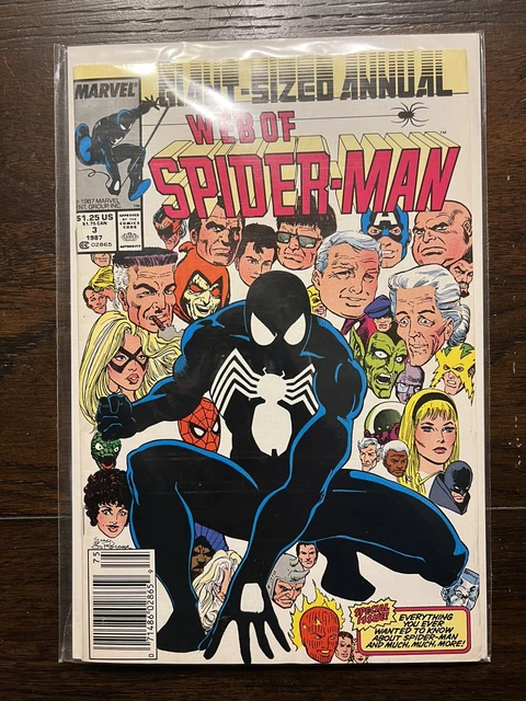 Web Of Spider-Man #3 Giant-Sized Annual (1987, Marvel)  News stand edition VF