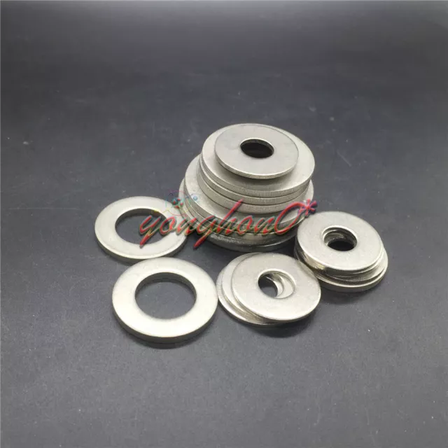10-100pcs M3 M4 M5 M6 M8 M10 M12 M14 M16 M18 M20 M24 Titanium Spacer Washers