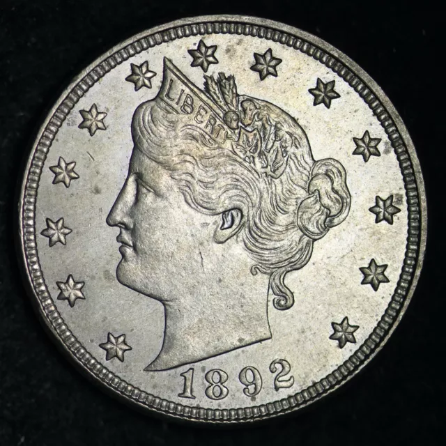 1892 Liberty V Nickel CHOICE BU * UNCIRCULATED * MS * FREE SHIPPING E184 ACBM