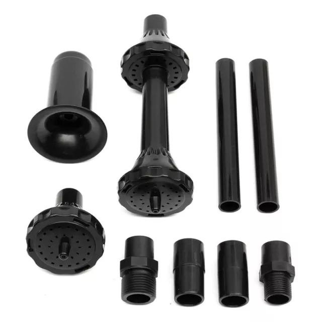 9Pcs Small Fountain Nozzle Kit Water Fountain Nozzle Heads for Pond8283