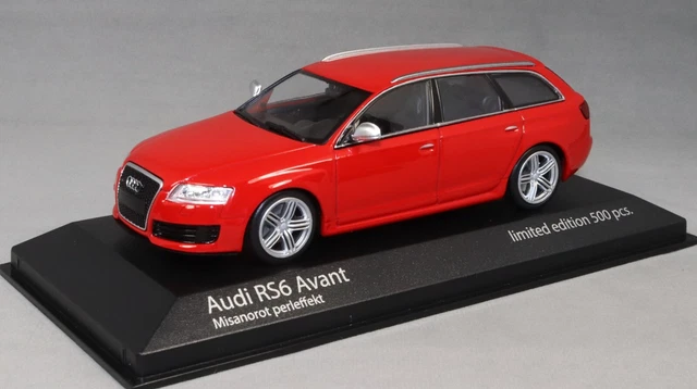 Miniature Minichamps 1/18 – Audi RS 6 Avant 2019 – Orange Métal – Diecast