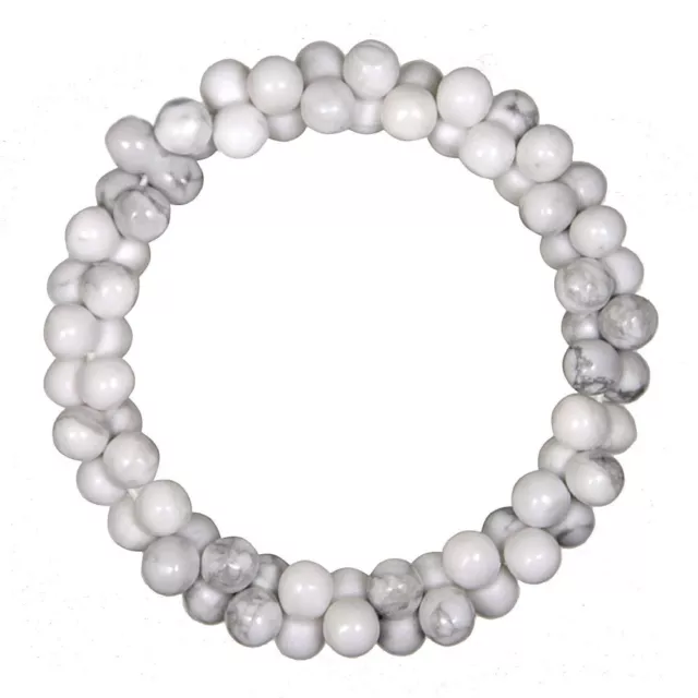 Bracelet petites perles en howlite