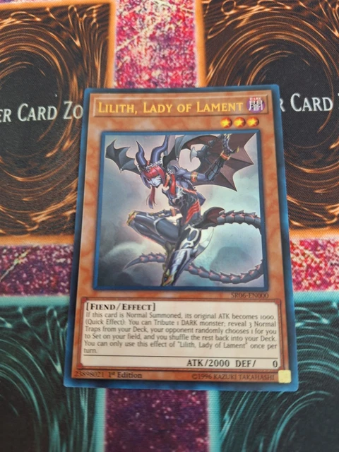 lilith lady of lament yugioh card Amazon.com: Lilith, Lady of Lament - SR13-EN022 - Comn
