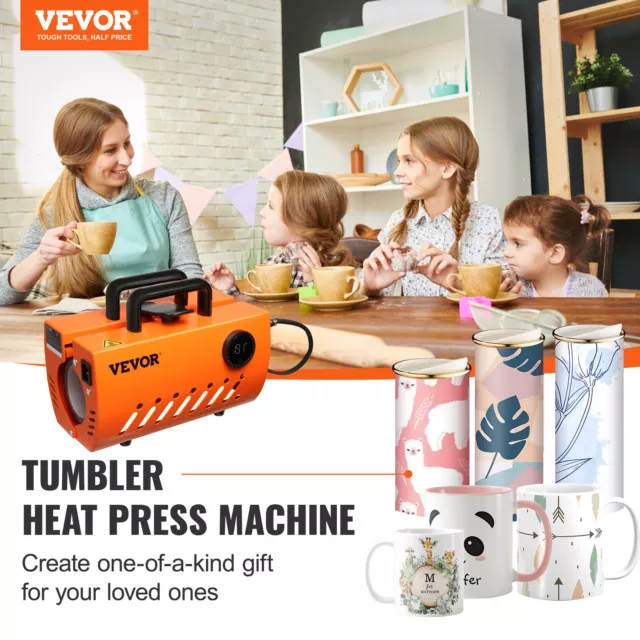 VEVOR Prensa Térmica para Taza 11-30oz Máquina de Prensa de Calor Impresión 620W 2